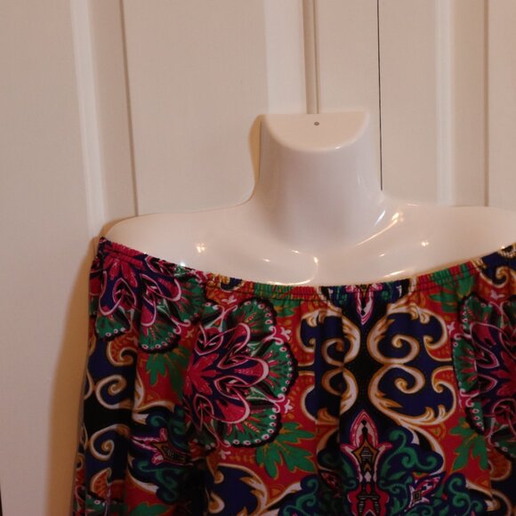Win Win Colorful Bell Sleeve Tunic Top/Mini Dress Size Large/XL Fun and Funky - Picture 11 of 11